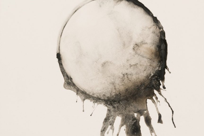 Melt Down, 2021 Charcoal, conte on fabriano, 35cm x 35cm